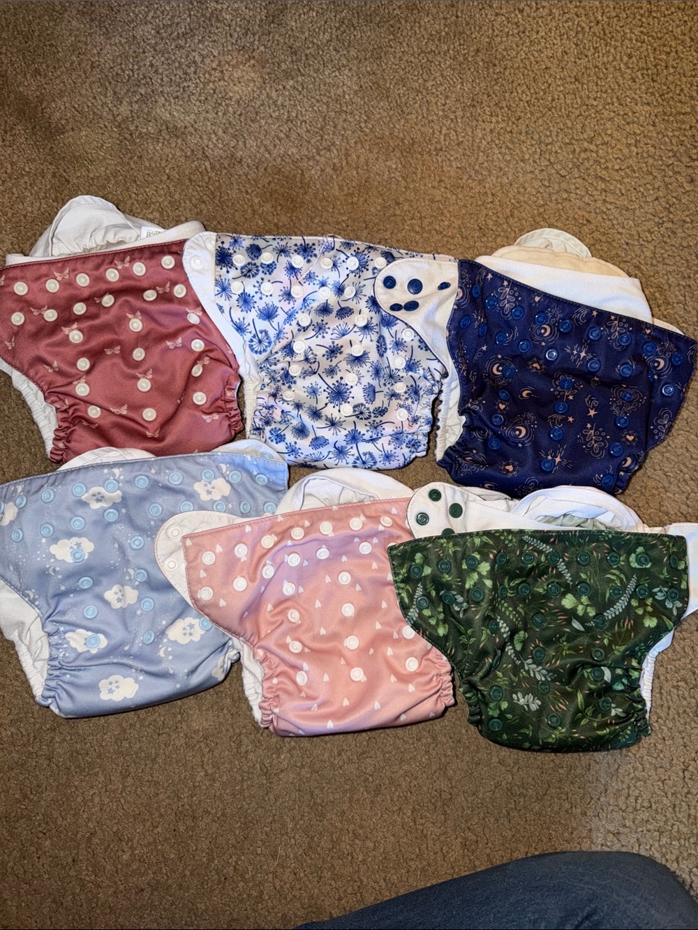 6 cloth diaper bundle